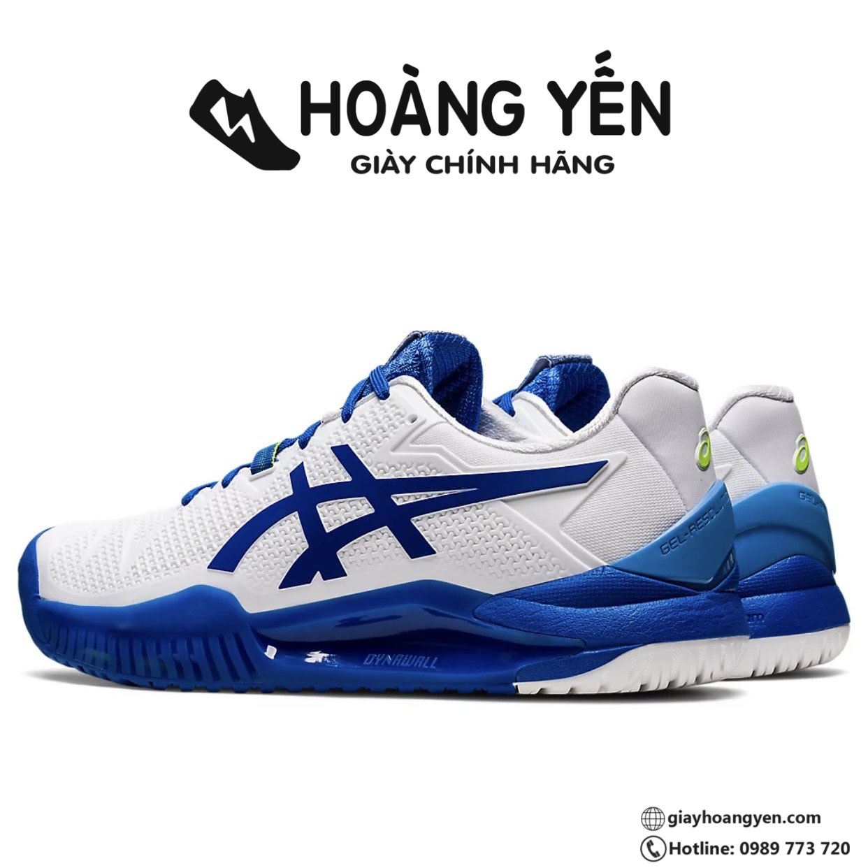 Giày Tennis Asics Nam GEL- RESOLUTION 8 Chính Hãng